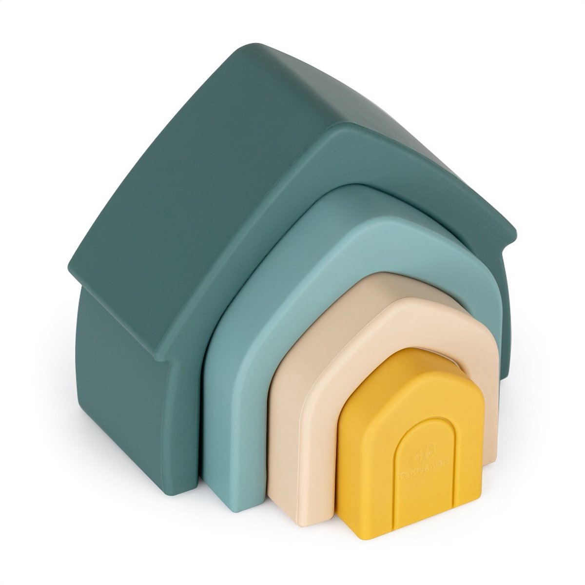 Petite&Mars | Siliconen Speelgoedhuisje Misty Green 12m+